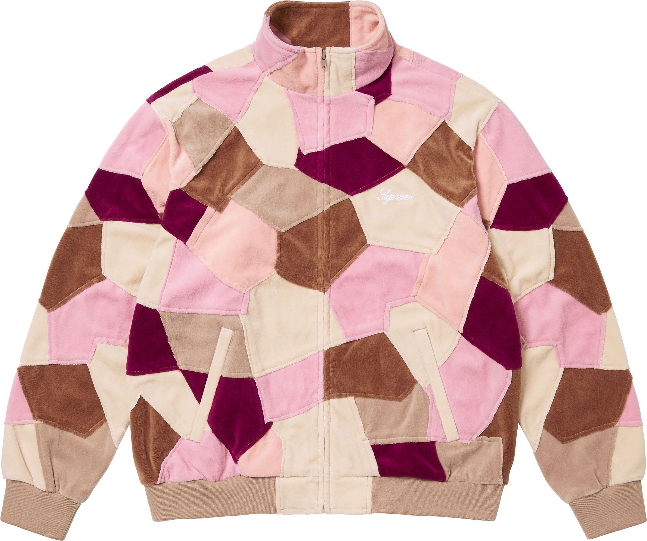 Patchwork Velour Track Jacket view 9